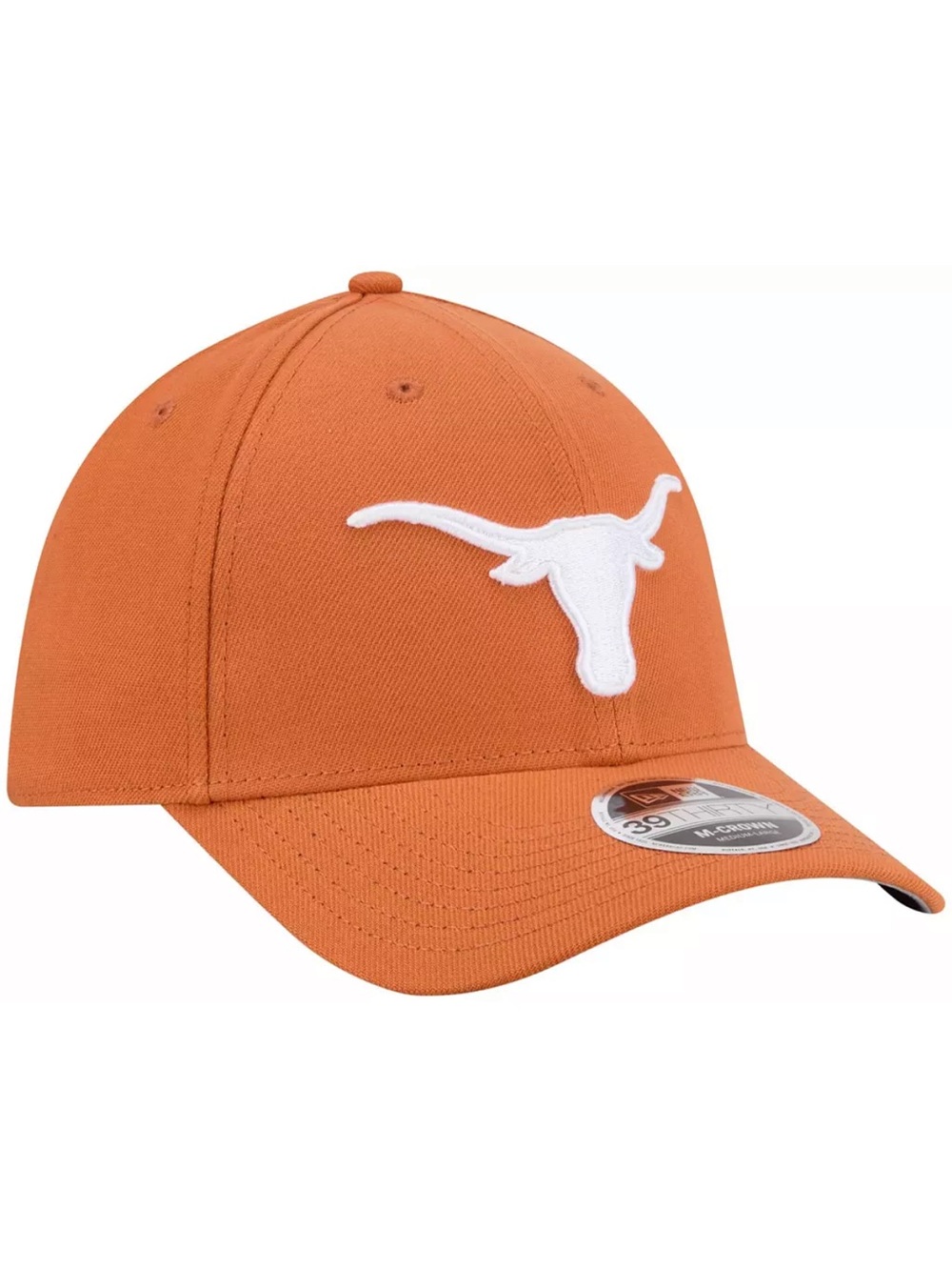 Texas Longhorns Orange White Embroidered Baseball Cap